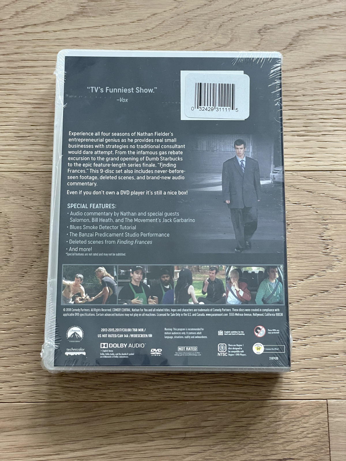 NEW SEALED Nathan for You – Seasons 1-4 – The Complete Series 9-DVD Set