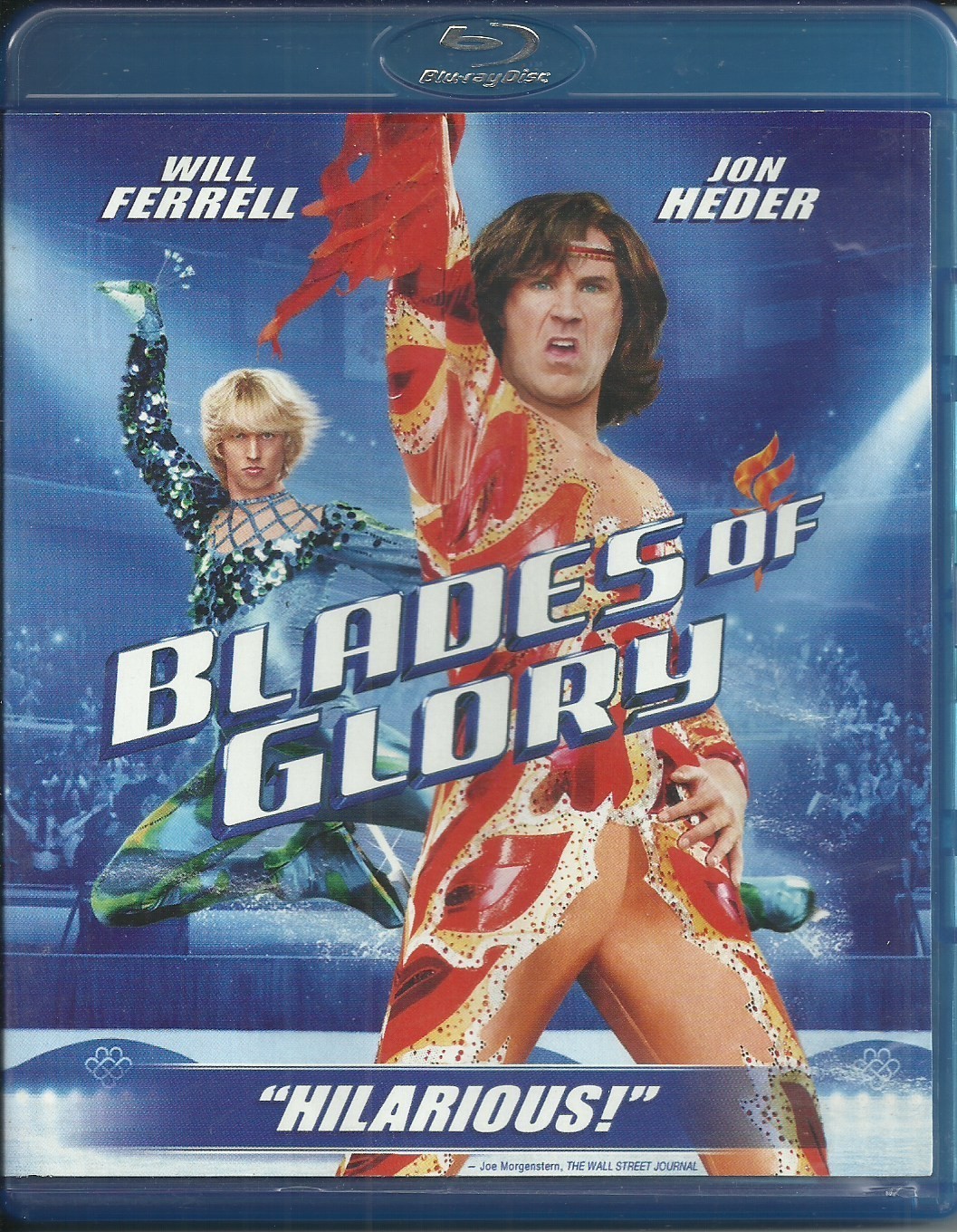 Blades of Glory (Blu-ray, 2007) Will Ferrell Jon Heder Amy Poehler