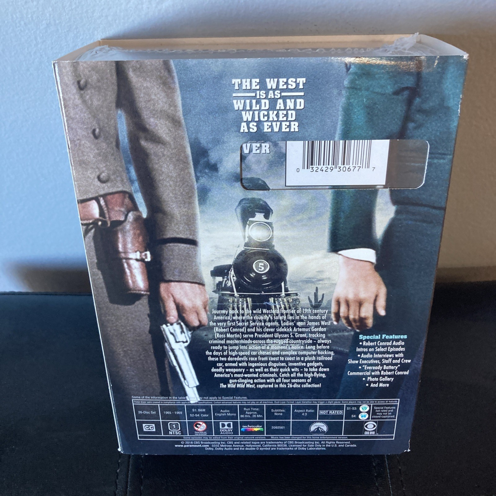 THE WILD WILD WEST THE COMPLETE TV SERIES All Seasons 26-Disc DVD SET NEW