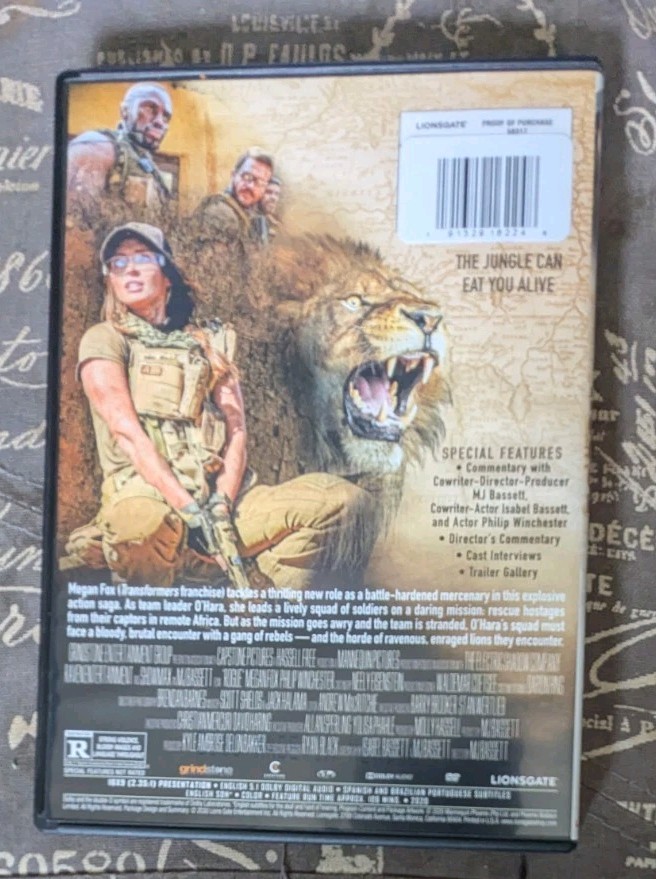 Rogue (DVD, 2020, Widescreen) Megan Fox, Philip Winchester, Greg Kriek
