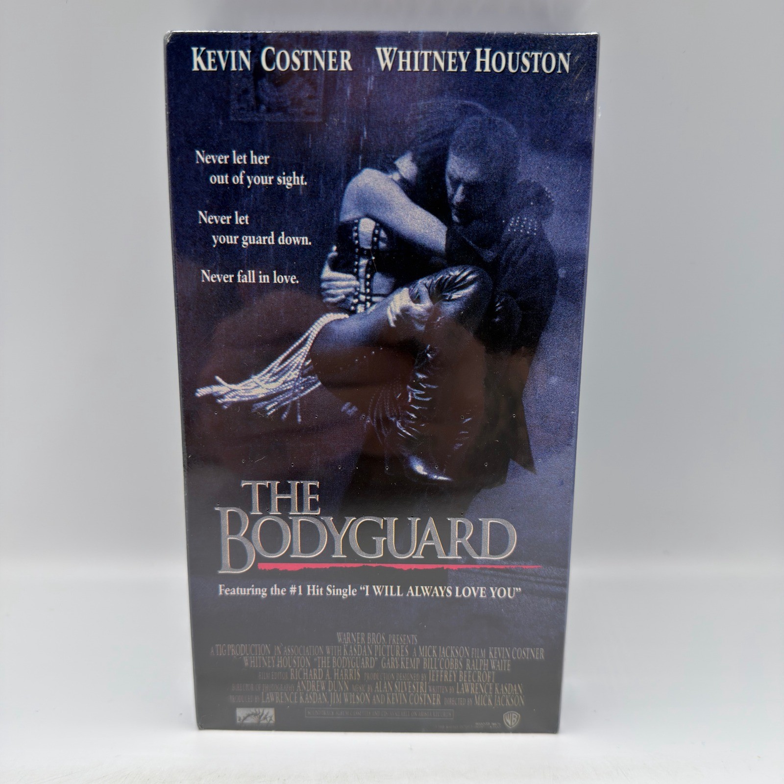The Bodyguard VHS 1993 Warner Home Video Kevin Costner Whitney Houston Sealed