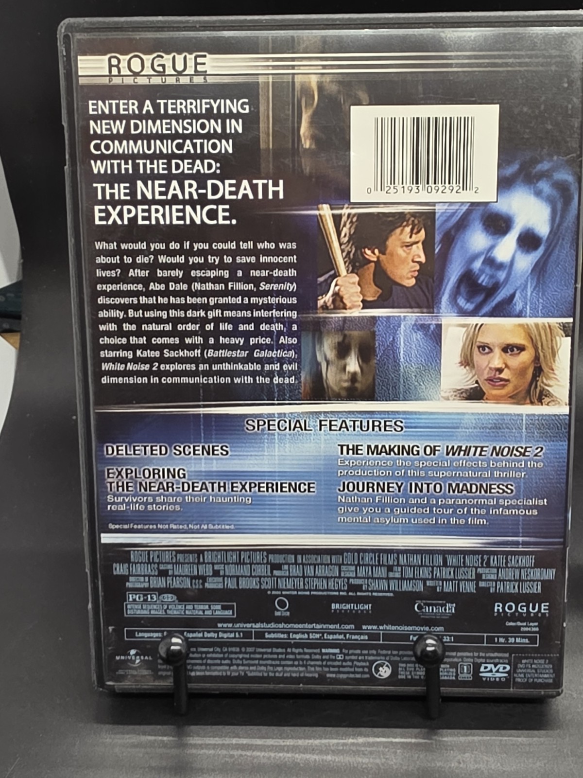 White Noise 2 (DVD Full Screen) Nathan Fillion Katee Sackhoff Craig Fairbrass