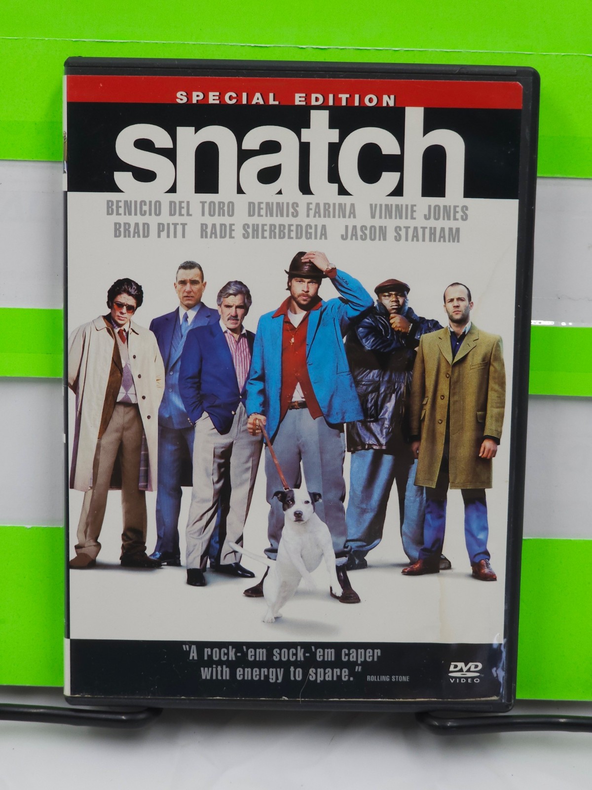 SNATCH SPECIAL EDITION BRAD PITT BENICIO DEL TORO JASON STATHAM VINNIE JONES DVD