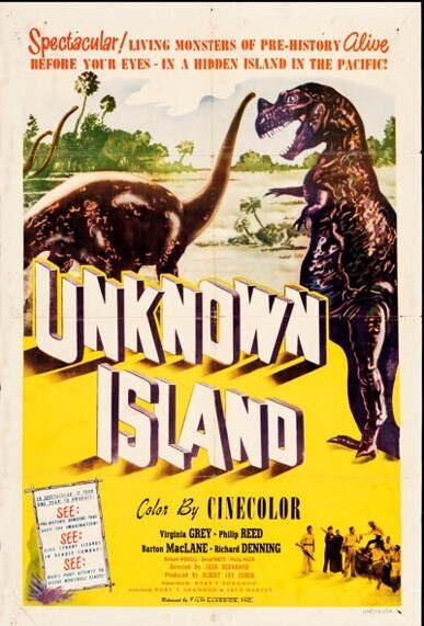 UNKNOWN ISLAND 1948 ADVENTURE/HORROR ON DVDR IN CINECOLOR RICHARD DENNING STARS