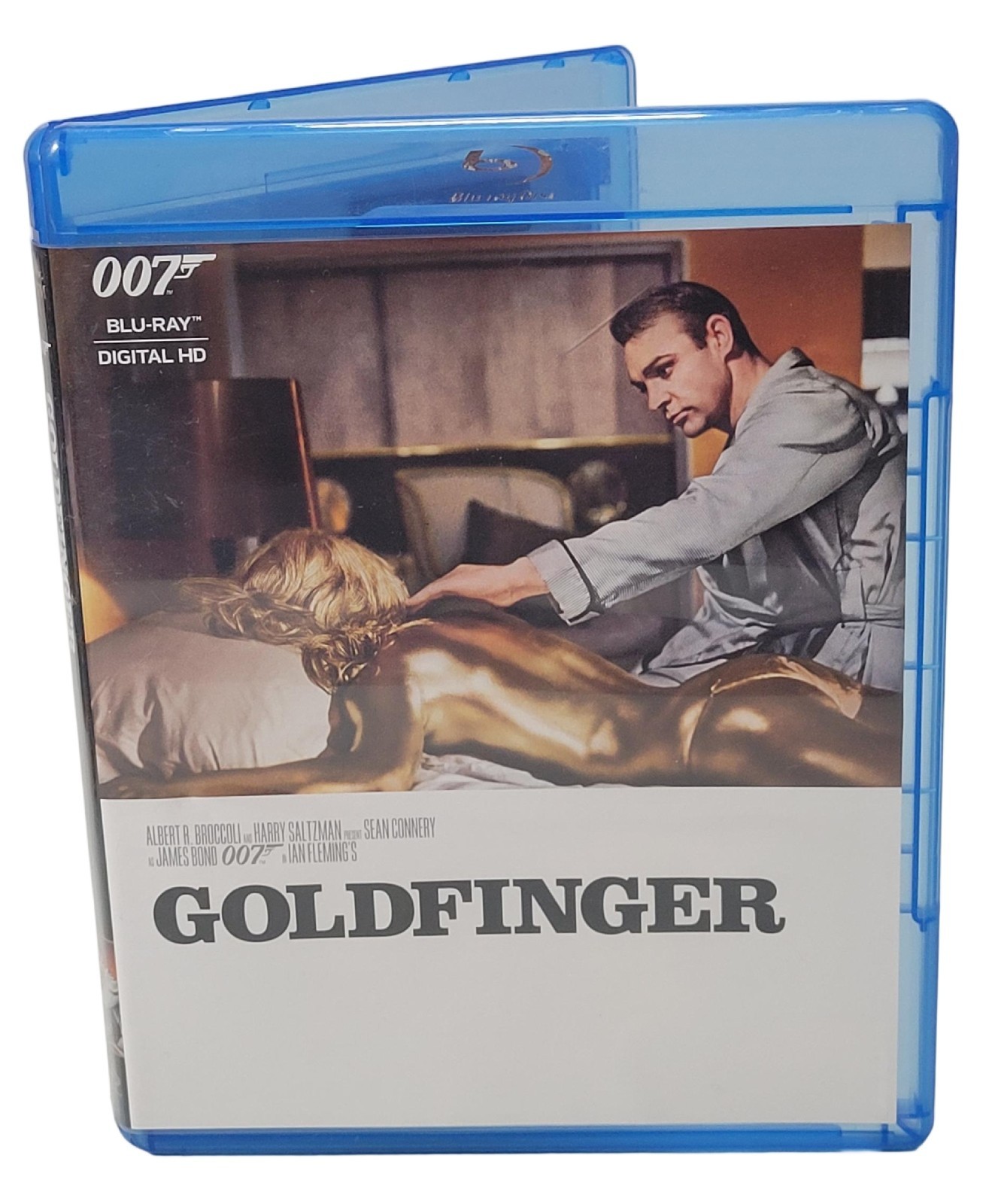 Goldfinger (1964) Blu-ray (Shirley Eaton, Sean Connery Cover) • James Bond