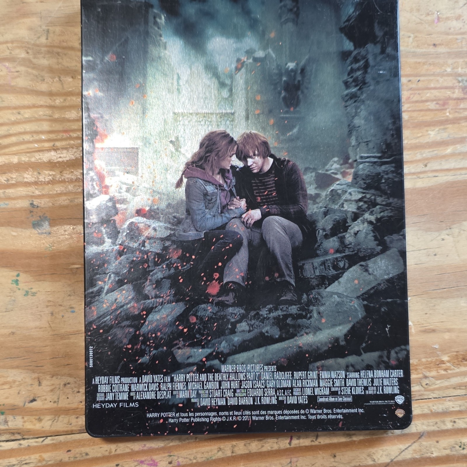 Warner Bros Harry Potter Blu-ray Steelbook Daniel Radcliffe Chris Columbus