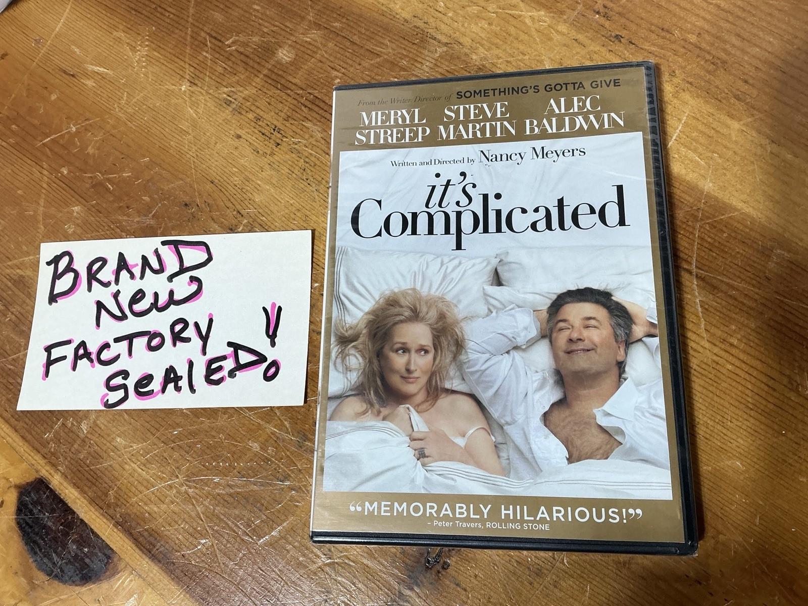 IT’S COMPLICATED (DVD, 2009) NEW SEALED MERYL STREEP Steve Martin Alec Baldwin