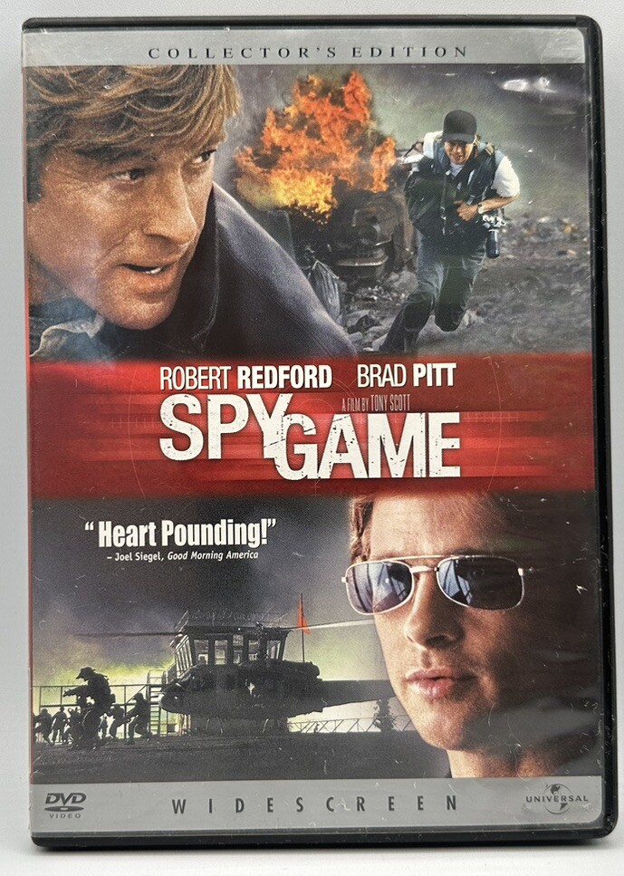 Spy Game DVD Collector’s Edition Robert Redford Brad Pitt Stephen Dilane 2002