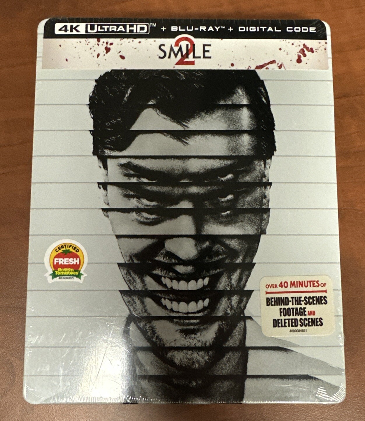 Smile 2 [4K UHD + Blu-ray + Digital] STEELBOOK – New/Sealed