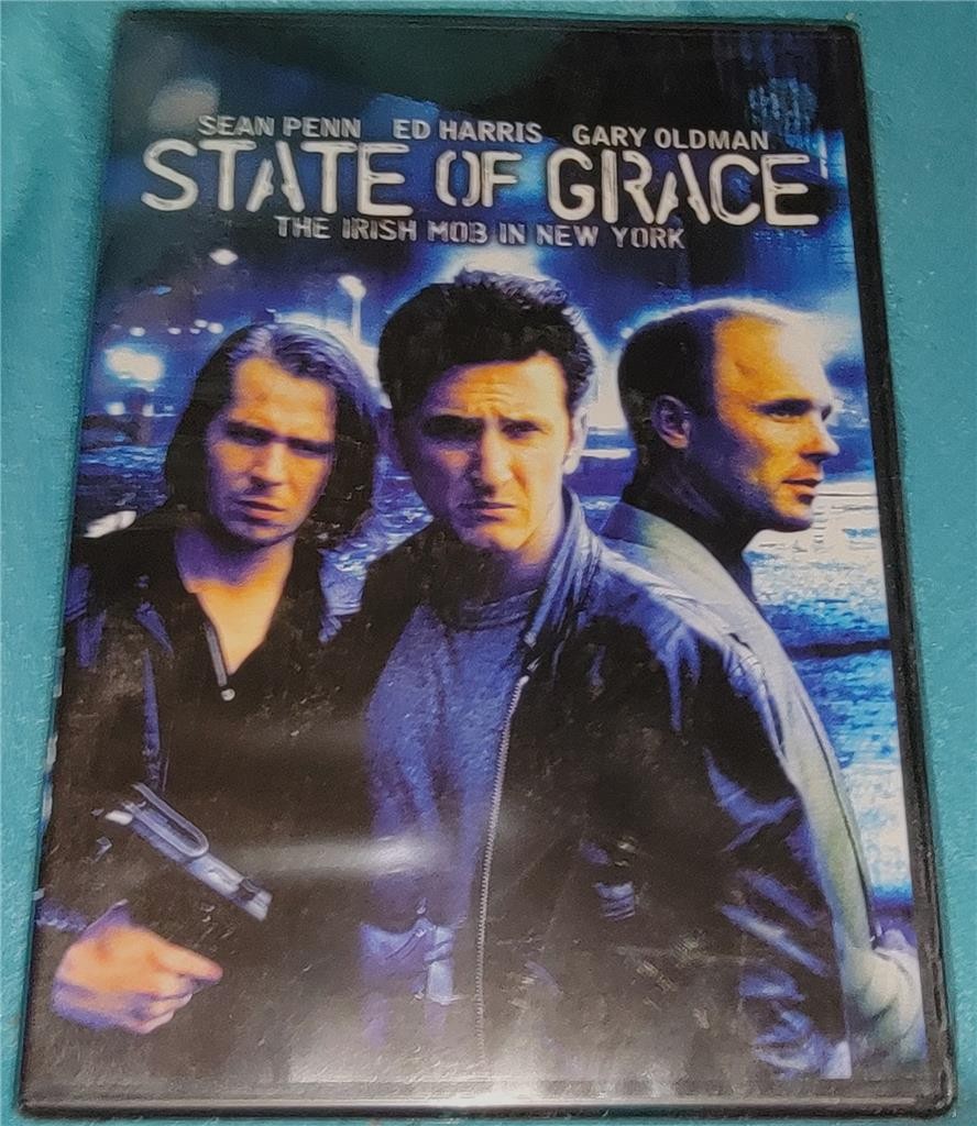 SEAN PENN, ED HARRIS, GARY OLDMAN, State of Grace, DVD, NEW (CRIME DRAMA)