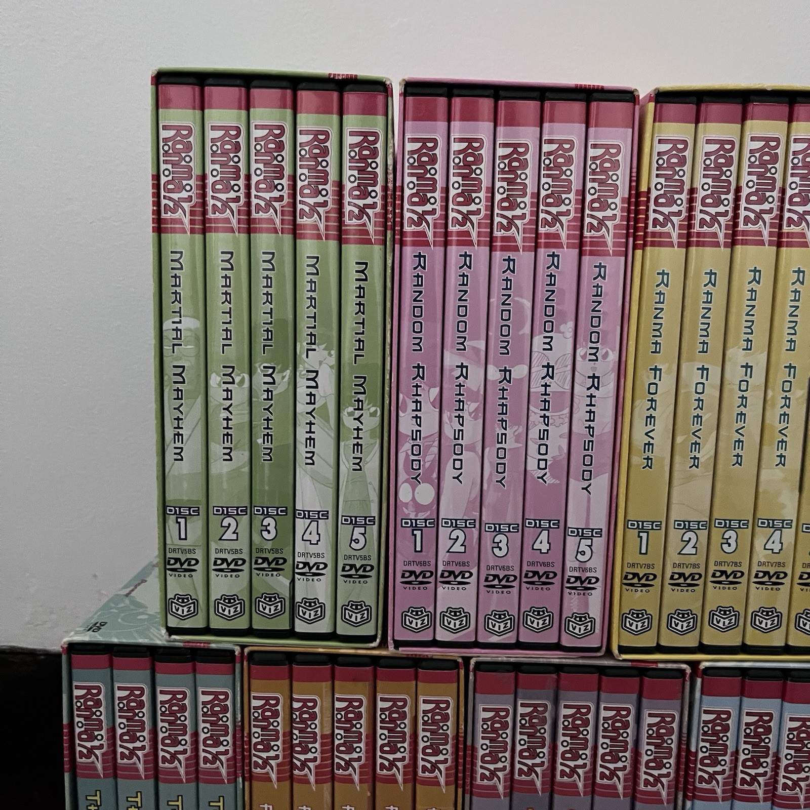 Ranma 1/2 Complete Collection DVD Box Sets Seasons 1-7 Movies 1 2 3 4 5 6 7