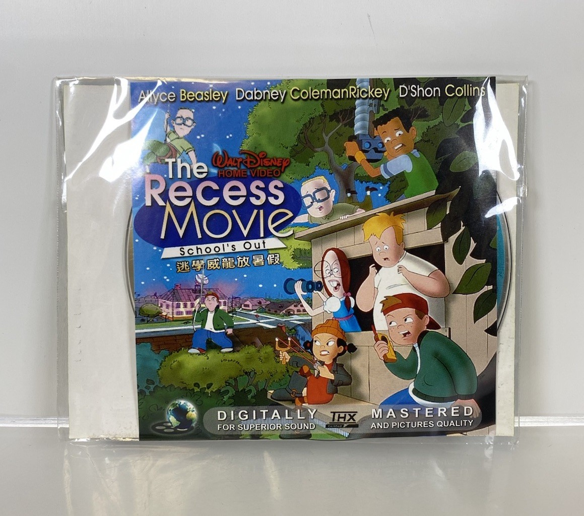 2001 The Recess Movie: School’s Out Video CD DVD 2 Disc Walt Disney Home Video