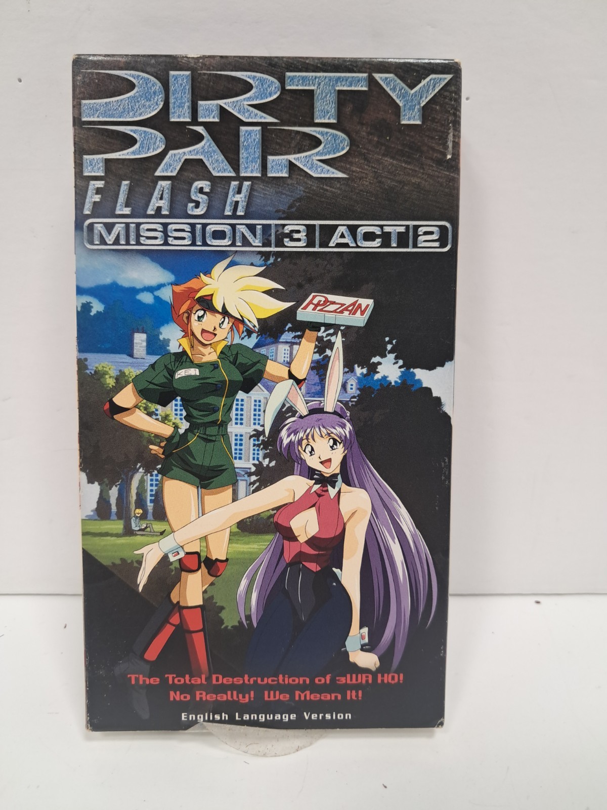 Vintage Anime – DIRTY PAIR FLASH: MISSION 3 ACT 2 – VHS – Used – ADV Films 1998