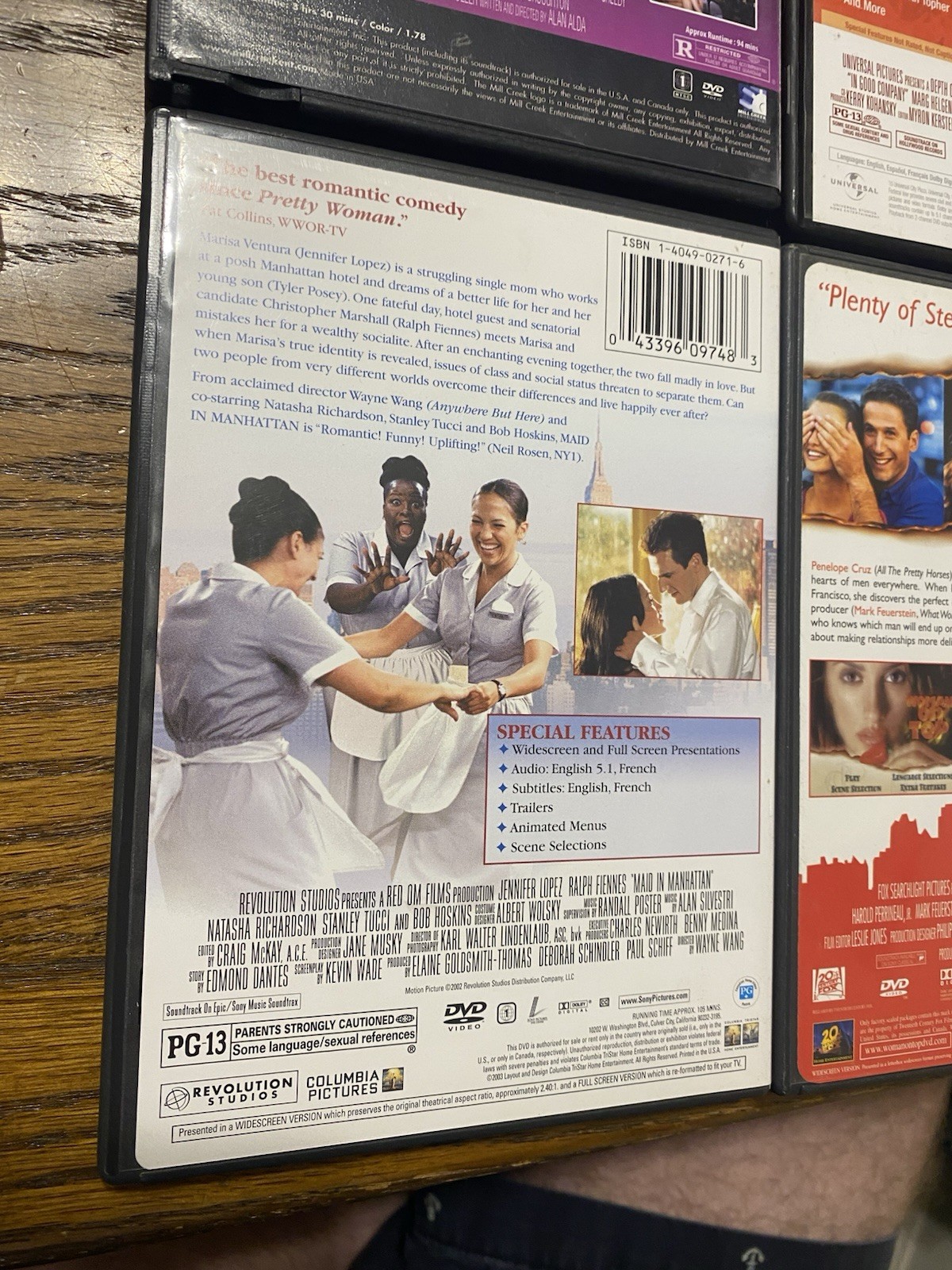 Romance Dvd Lot Woman On Top Penelope Cruz Jennifer Lopez Scarlett Johansson