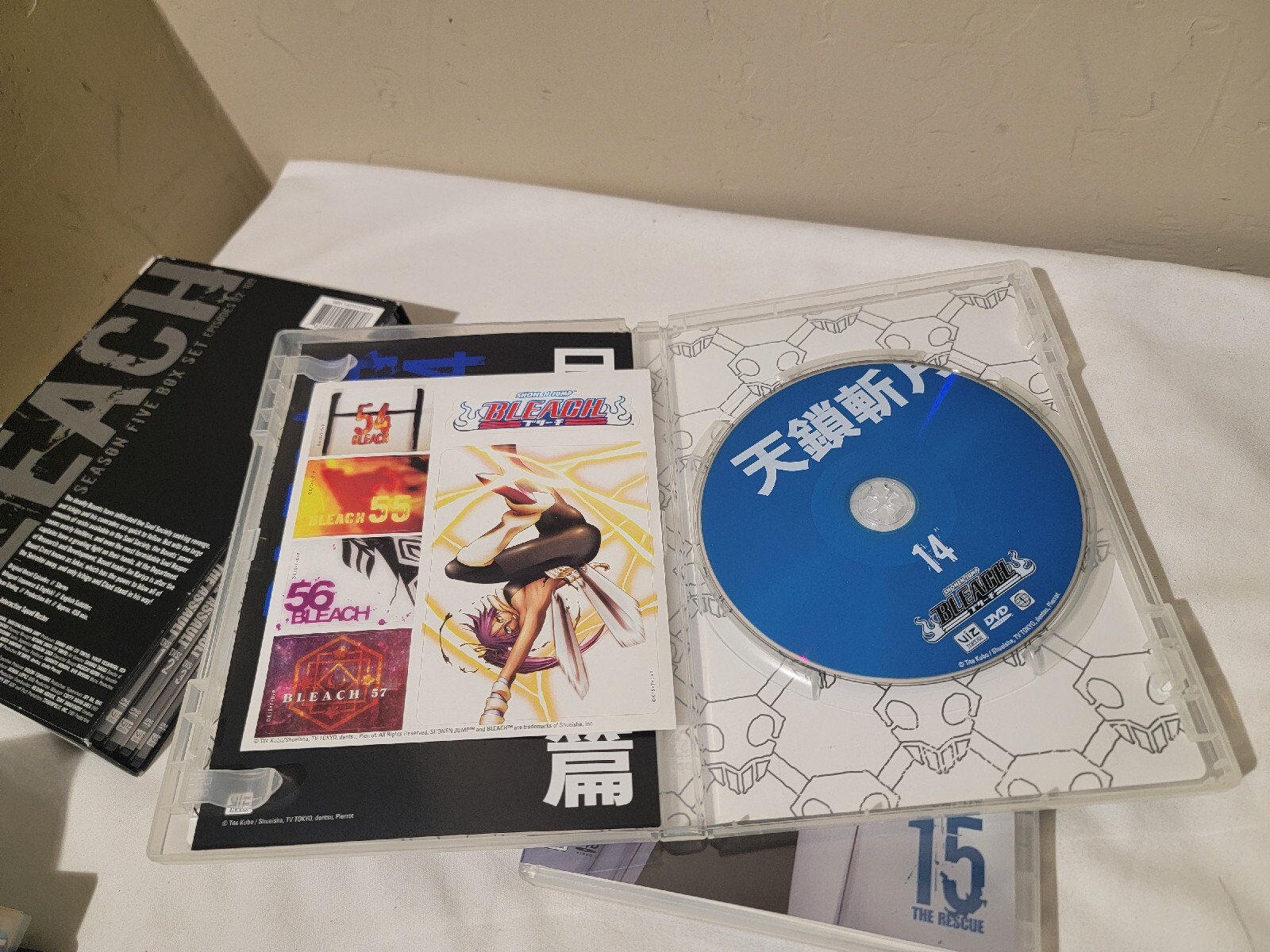 Lot Of 3 Bleach Original And Uncut Box Set: Season 5, 14, 15 – The Assault DVD
