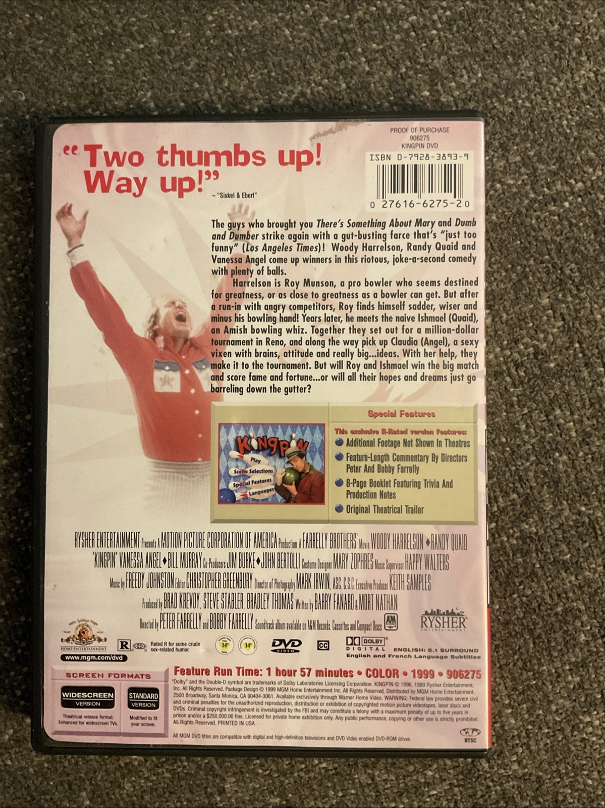 Kingpin (DVD, 1999, Contemporary Classics)