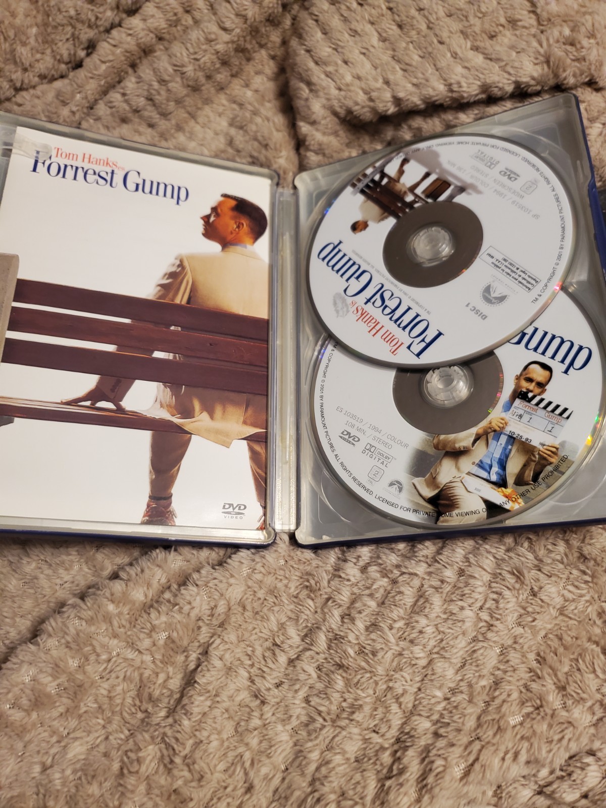 Tom Hanks 2 Movies Saving Private Ryan Box English And Forrest Gump In Spanish