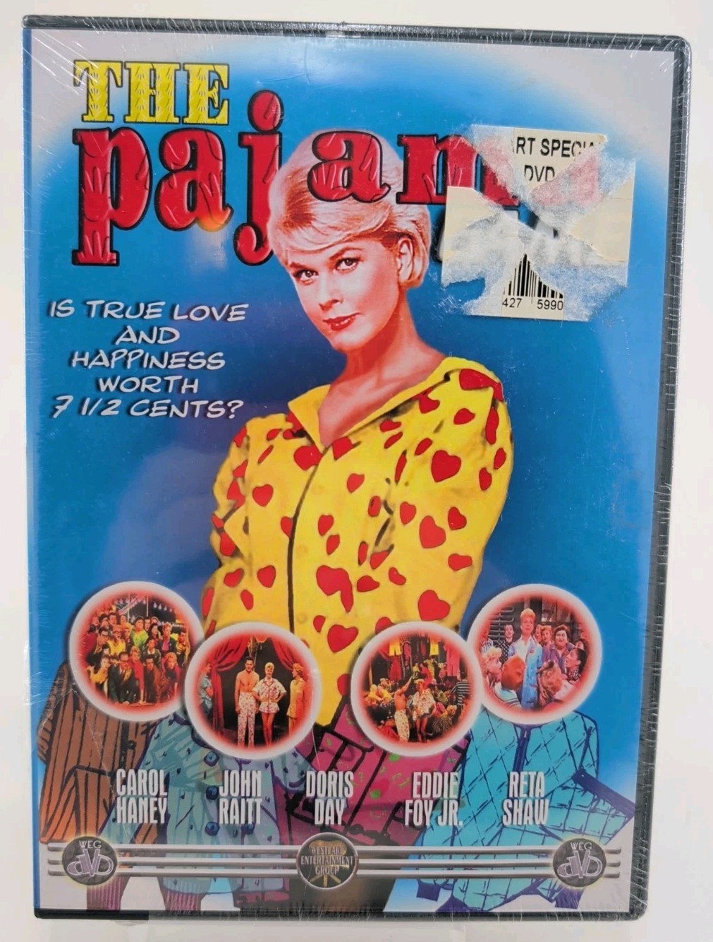 The Pajama Game DVD with Doris Day, John Raitt, Foy Jr NEW SEALED FREE SHIPPING!