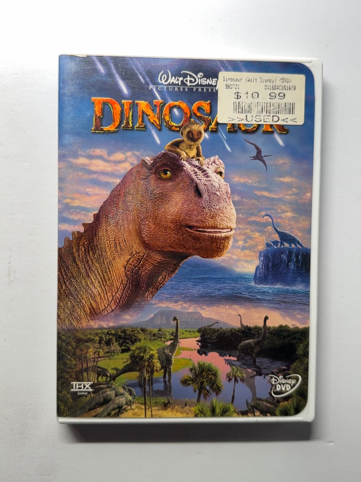 Dinosaur DVD (2000) Walt Disney Pictures THX Certified Aladar 16:9 Widescreen