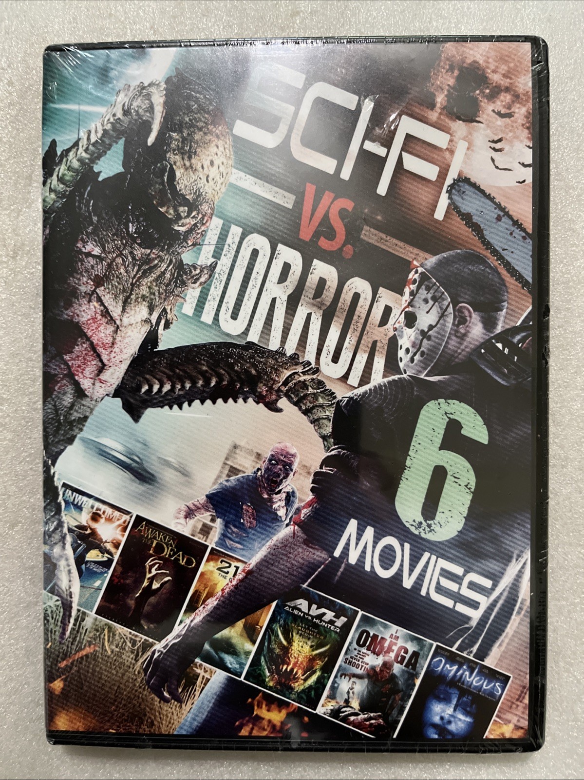 6-Movie Sci Fi vs. Horror (DVD, 2-Disc) NEW SEALED Fray / Unwelcomed AvH Ominous