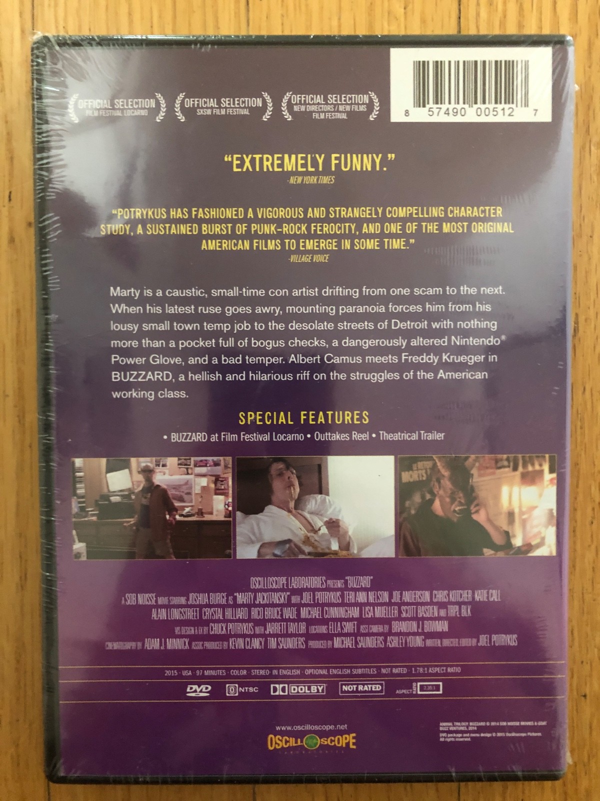 Buzzard (DVD, Oscilloscope, Region Free) SIGNED by Joel Potrykus NEW
