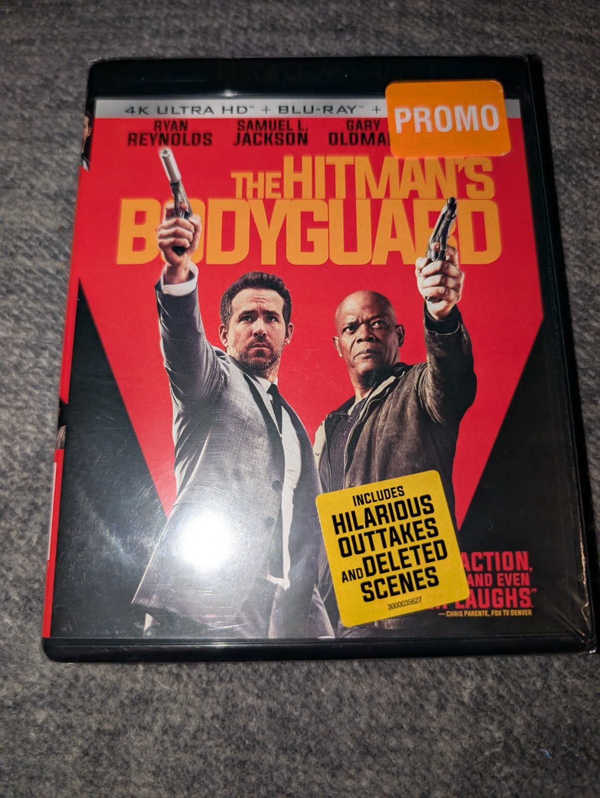The Hitman’s Bodyguard (4K UHD Blu-ray, 2017) Promo! Brand New Sealed!