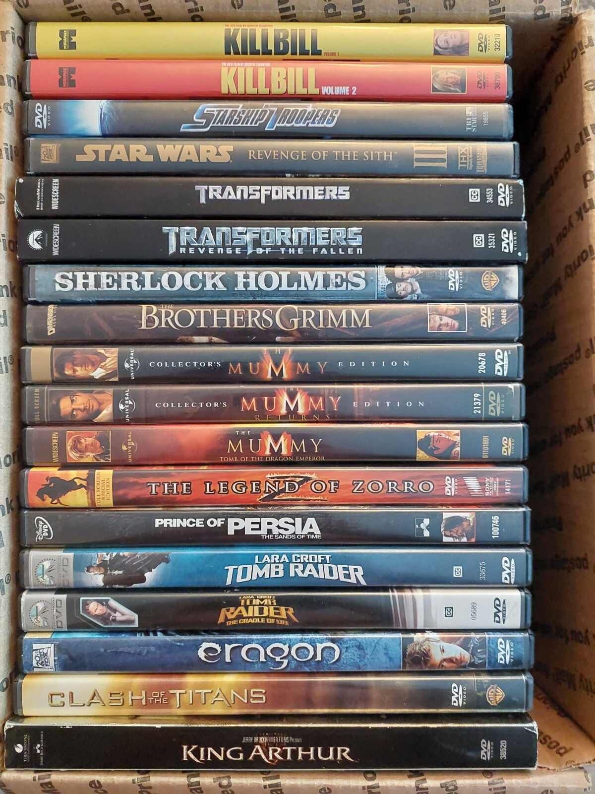 Movie DVD Lot Fantasy Comedy Thriller Action – Great Condition – Lot 10