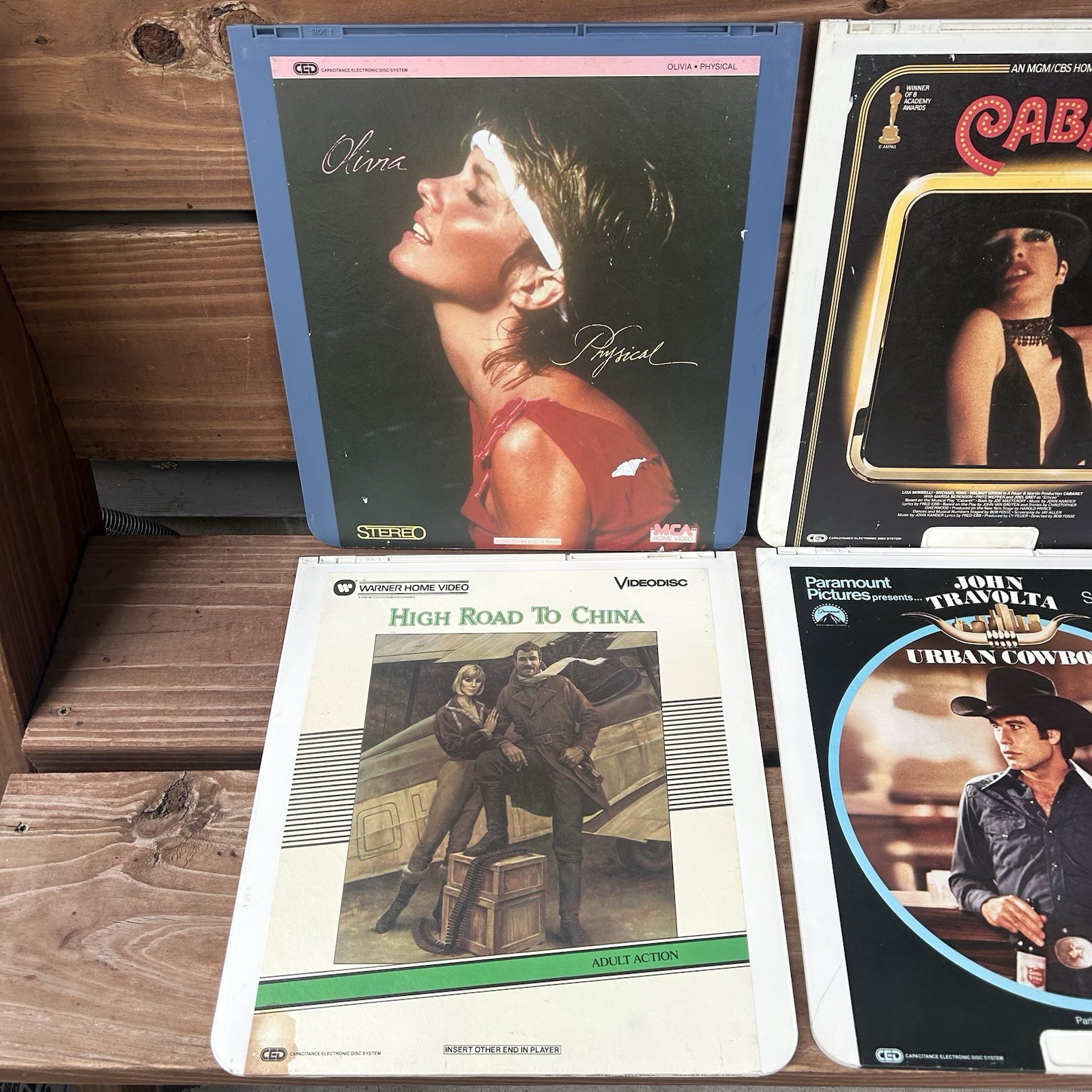 RCA Selectavision Video Disc Lot of 6 Grease Olivia Newton John Travolta