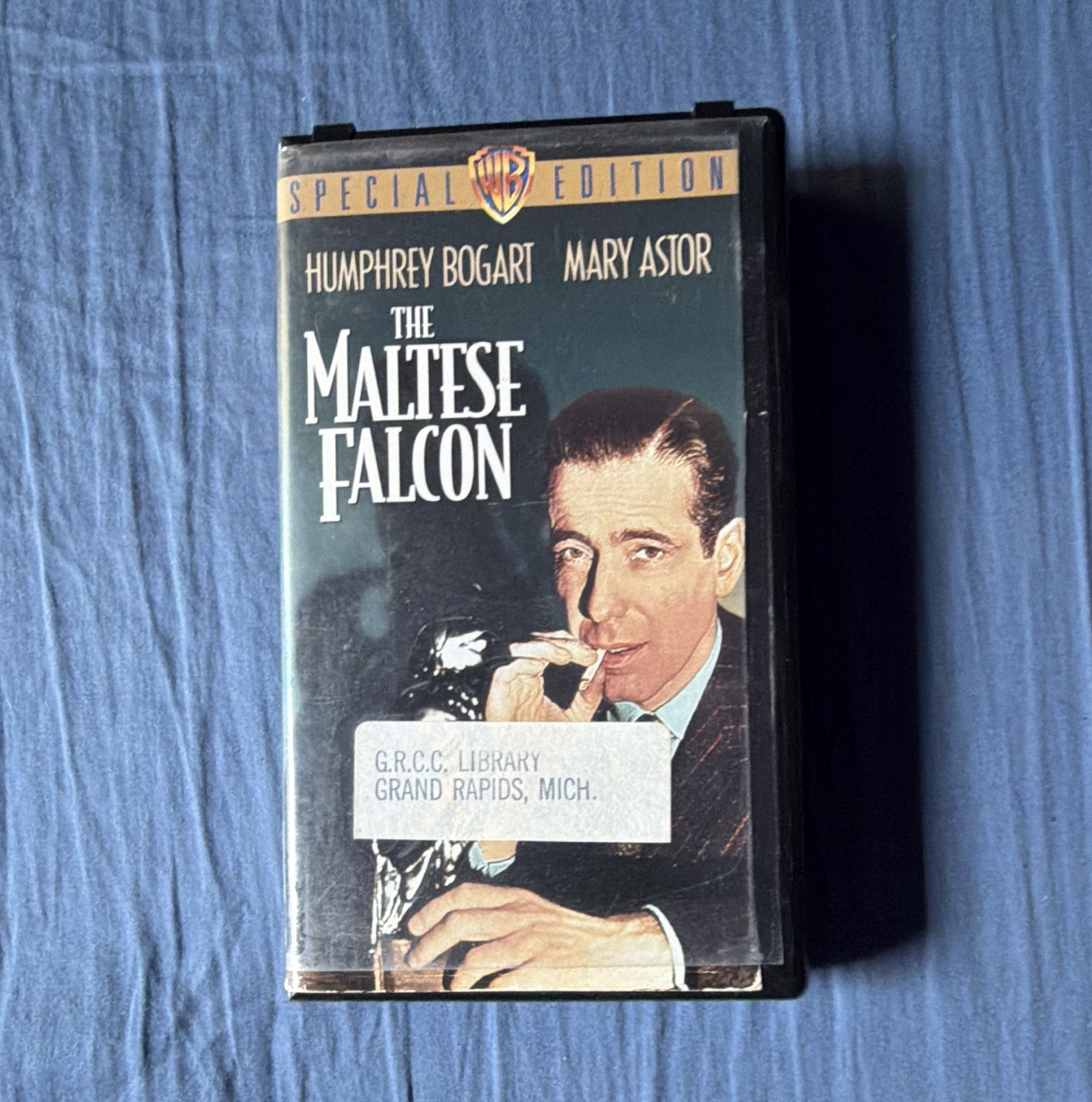 The Maltese Falcon VHS Warner Home Video NTSC 1941 Bogart Astor Film Noir