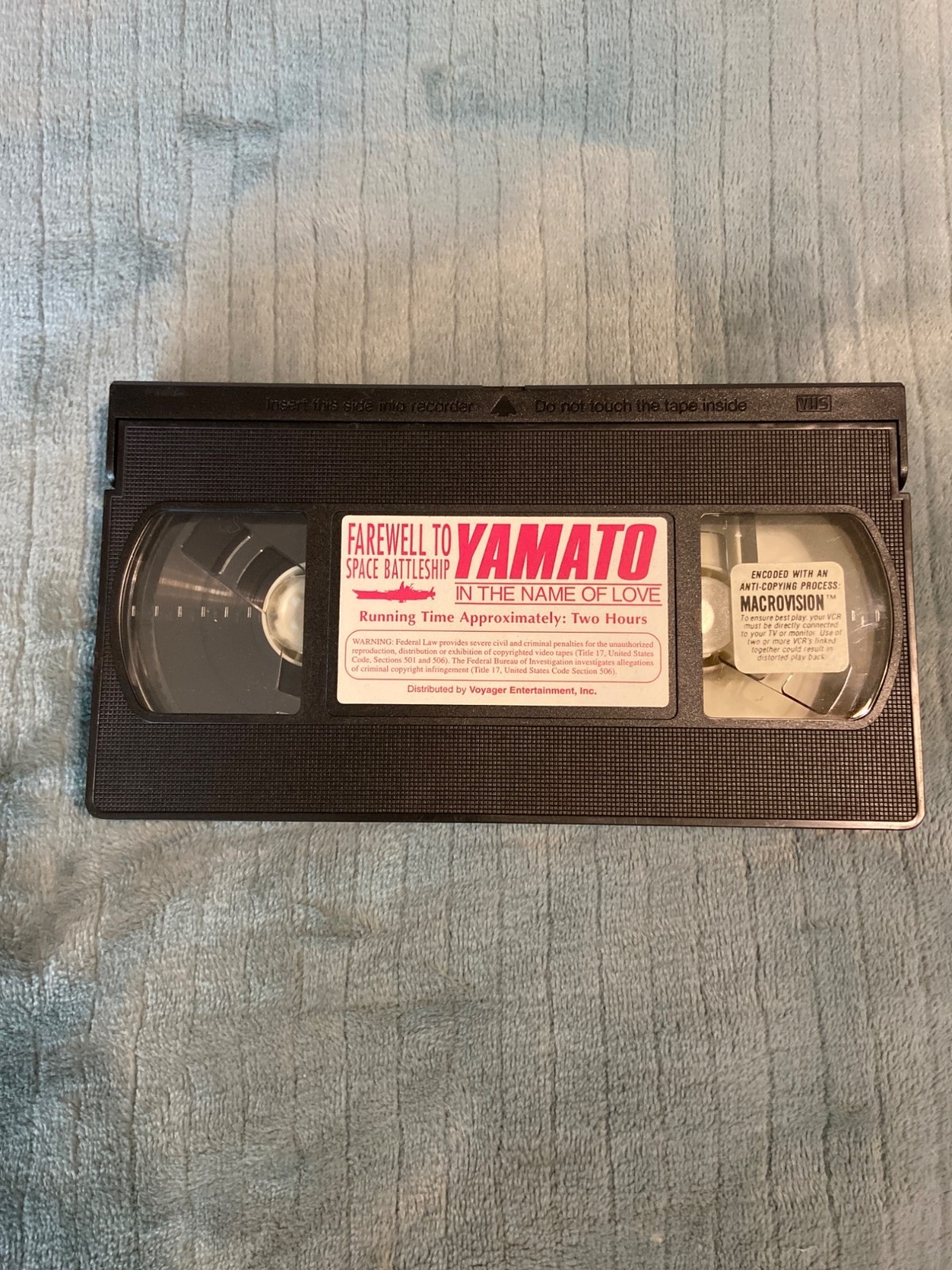 Farewell to Yamato VHS Anime Space Battleship Yamato English Dub 1994 RARE