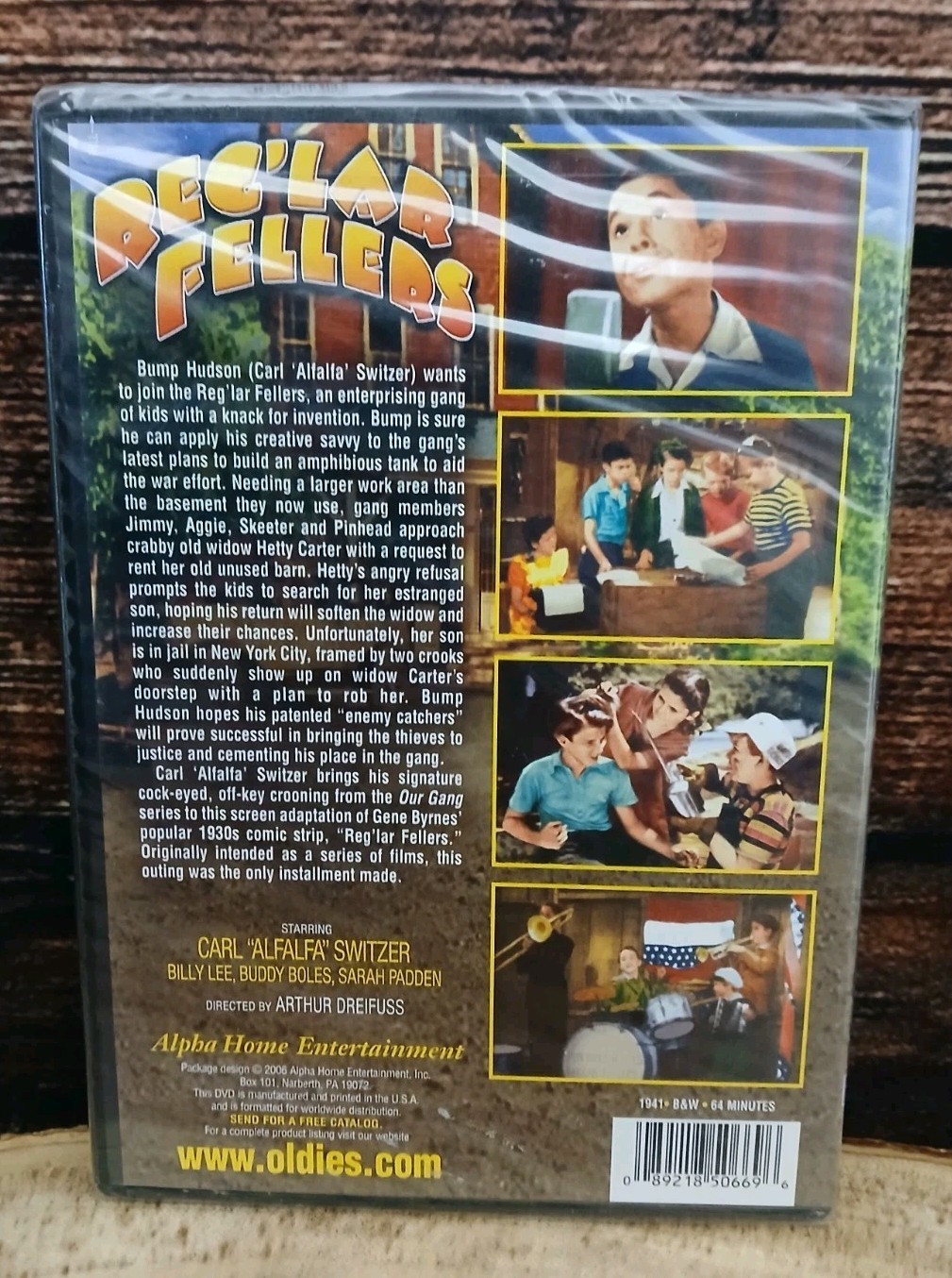 Reg’lar Fellers DVD Movie New & Sealed 1941 Alfalfa Switzer Black & White