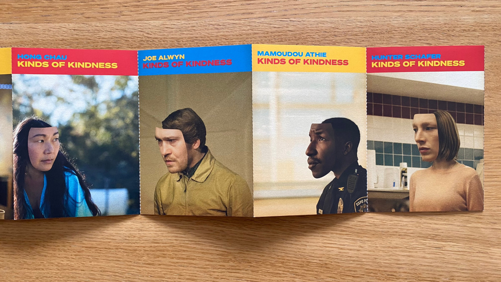 Kinds of Kindness, Yogos Lanthimos, 2024 – Set of 8 promotional postcards – NEW