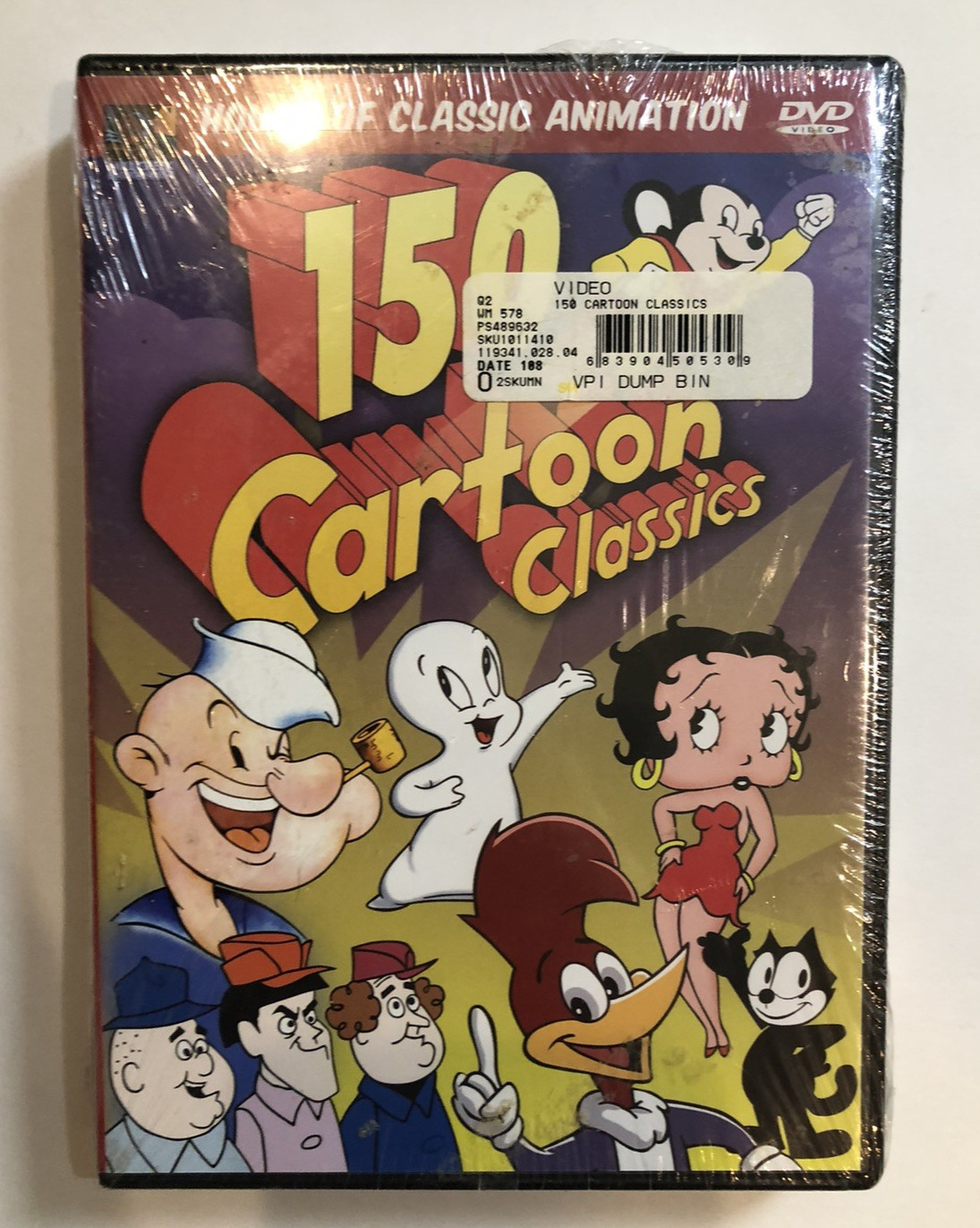 150 Cartoon Classics (DVD, 2006, 4-Disc Set, 4 – DVDs)
