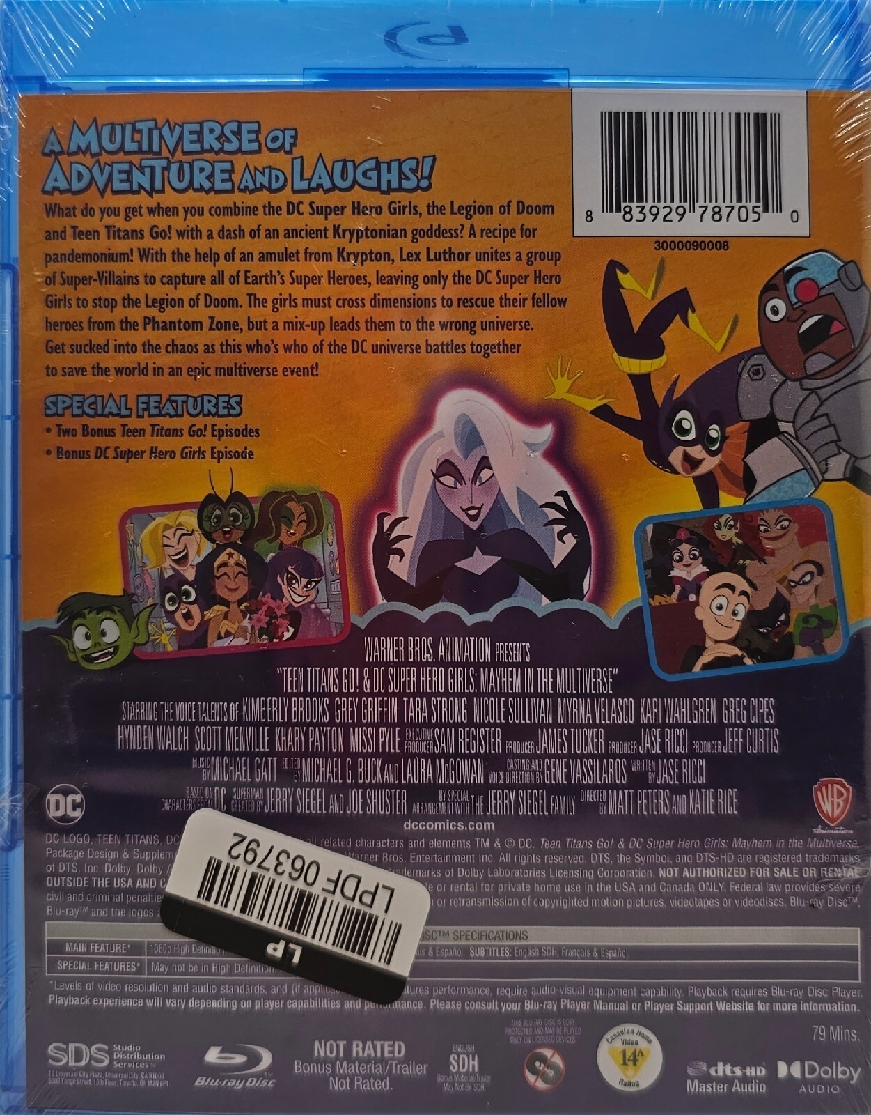 Teen Titans Go! & DC Super Hero Girls (Blu-ray/DVD, Digital 2022) NEW SEALED