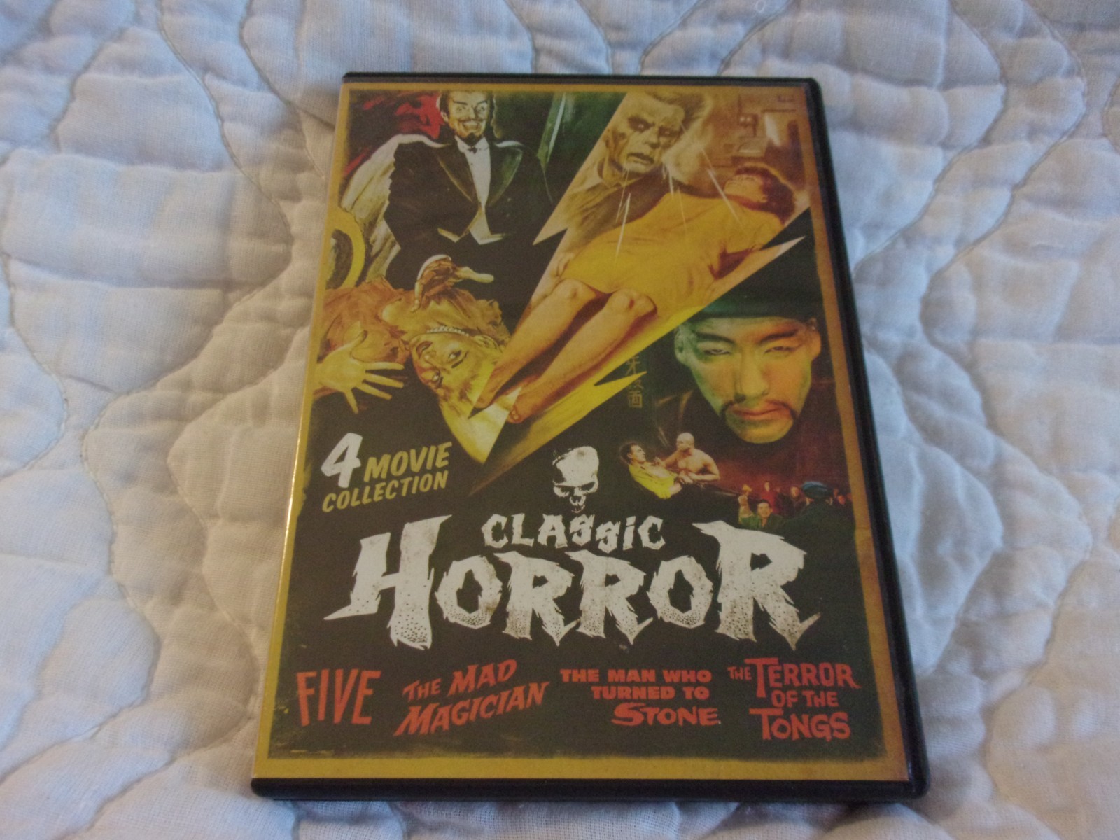 4 CLASSIC HORROR MOVIE COLLECTION 2-DISC DVD THE MAD MAGICIAN TERROR OF TONGS 5