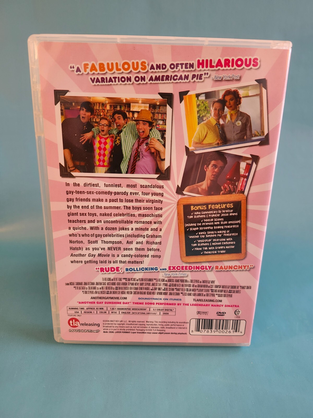 Another Gay Movie DVD 2006 Uncut Theatrical Version Gay Interest LGBTQ