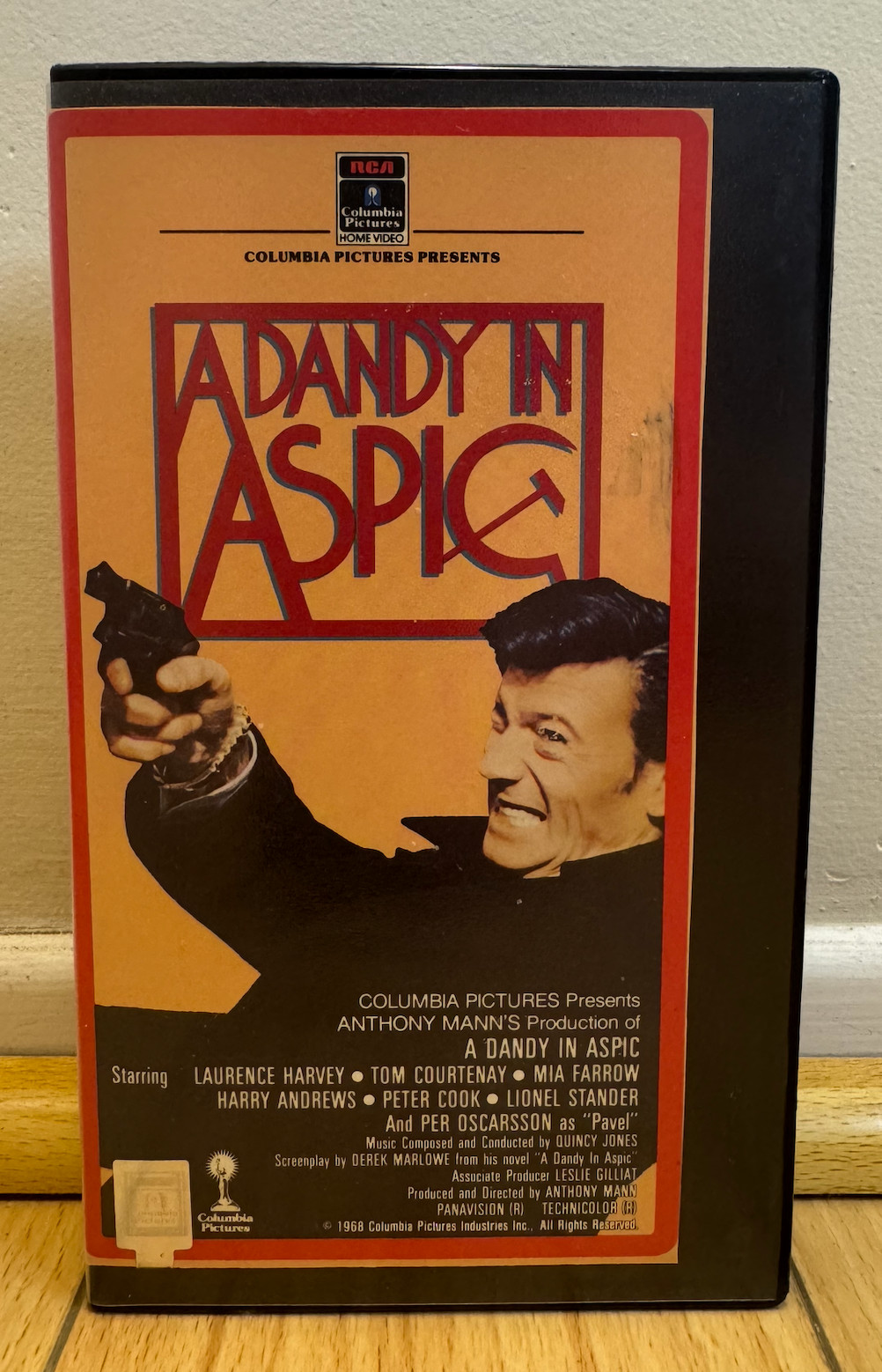 A Dandy In Aspic (VHS 1968) Double Agent Spy Thriller Laurence Harvey Berlin