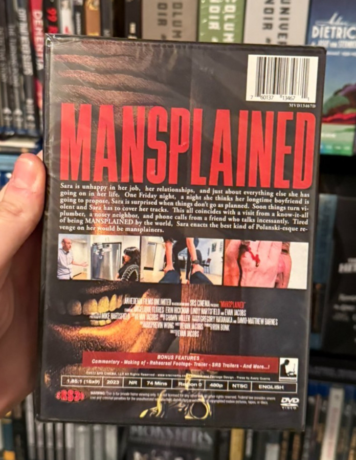 Mansplained (2022) (DVD) NEW & Sealed | Indie Psychological Horror Thriller 🔪