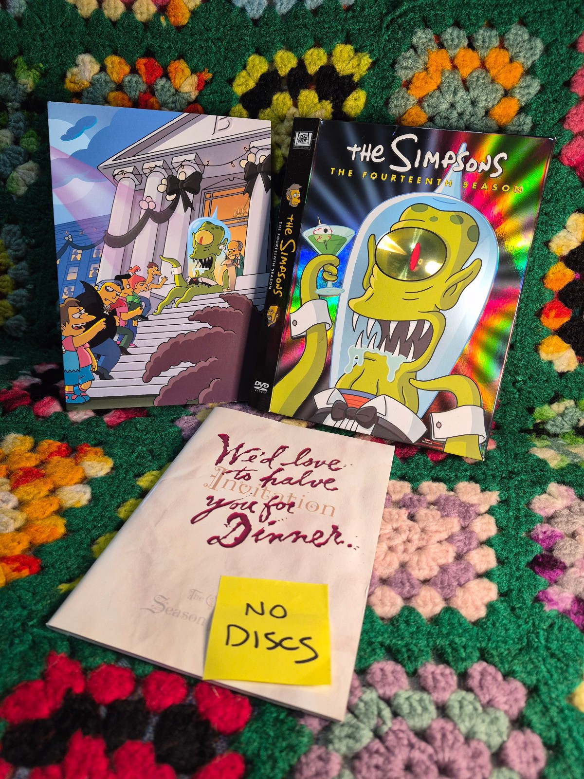 The Simpsons: the Fourteenth Season (DVD, 2002) REPLACEMENT BOX ONLY – NO DISCS