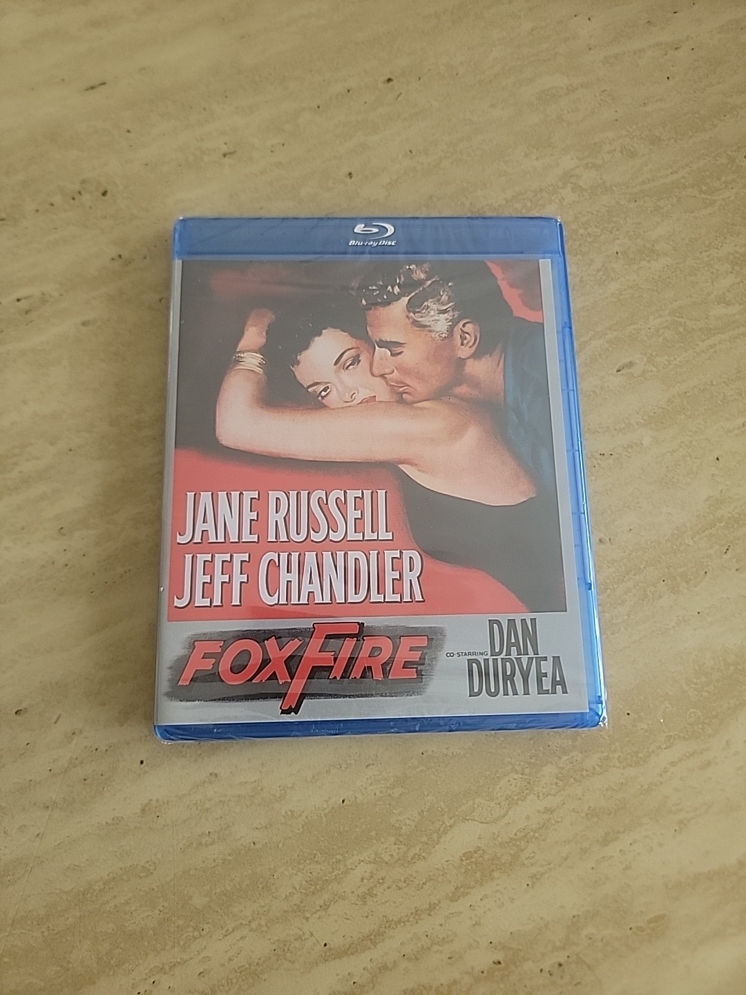 Foxfire (1955) Region A-locked Bluray, Jane Russell, Jeff Chandler, Dan Duryea