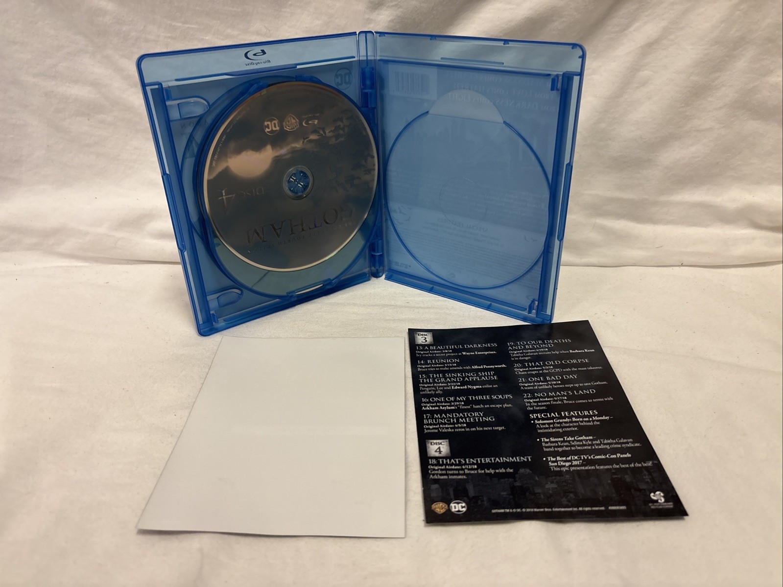 Gotham TV Series Seasons 1-4 BluRay 1 2 3 4 DC Comics 3 New Sealed Slipcovers