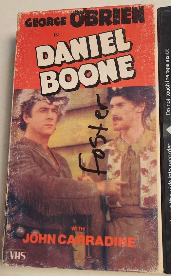 George O’Brien In Daniel Boone With John Carradine VHS Movie Goodtimes VCR Tape