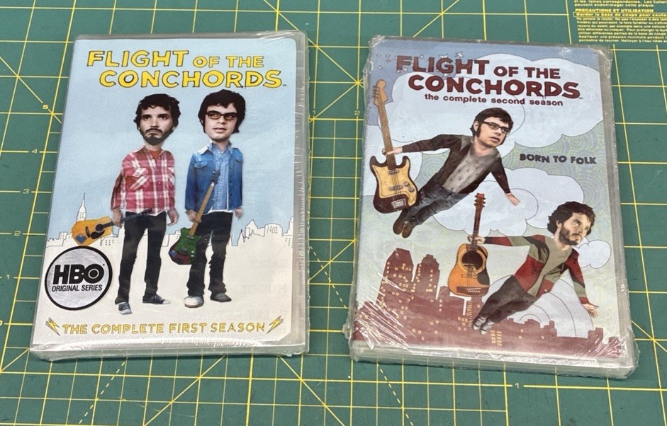 Flight Of They Conchords Season 1 & 2 DVDs HBO Series NEW SEALED