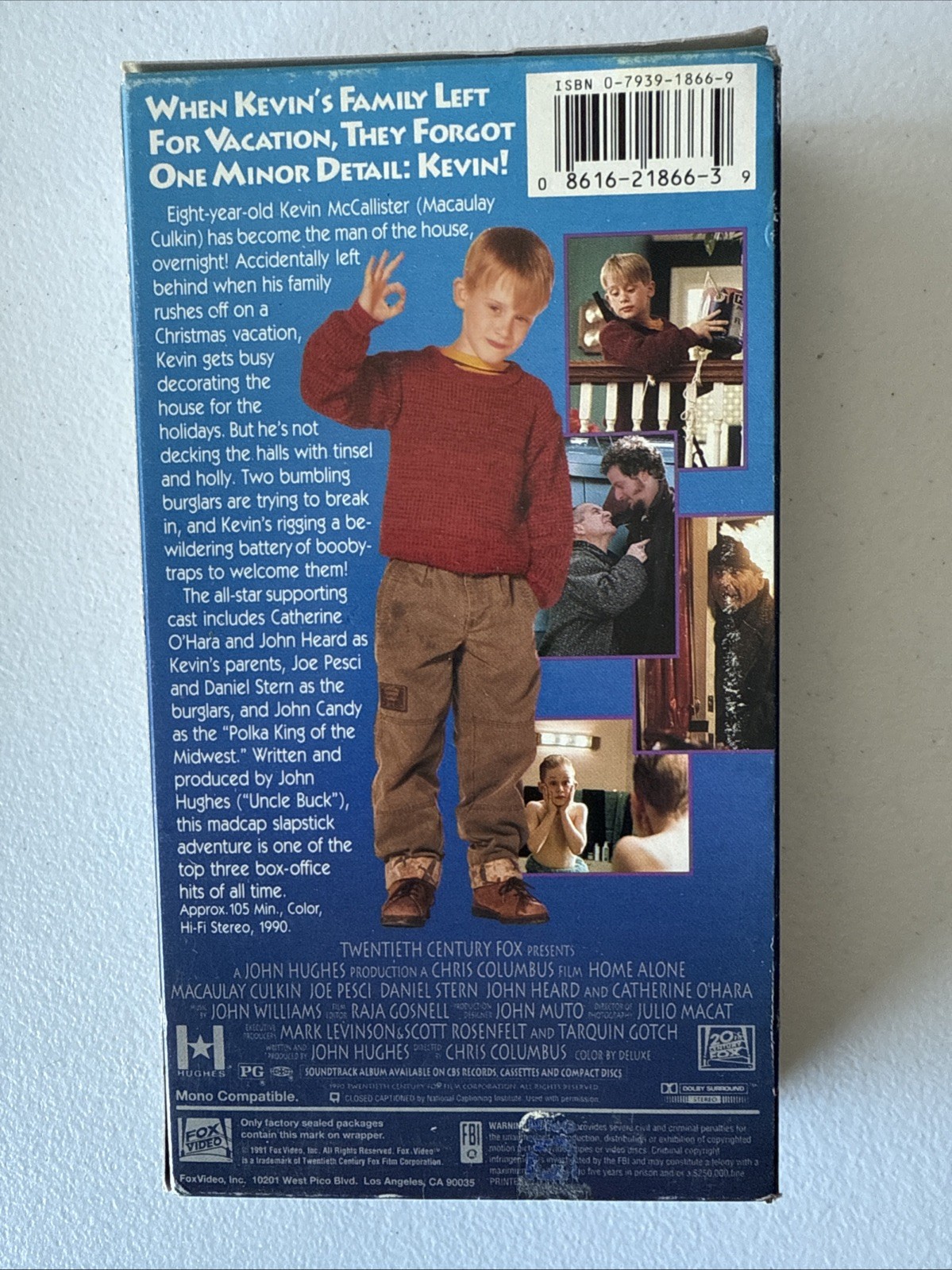 Home Alone 1990 VHS Chris Columbus Comedy