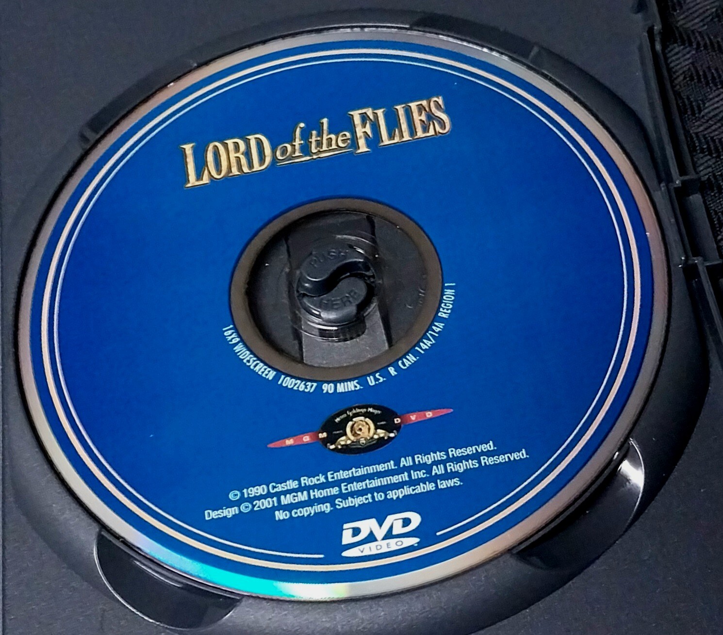 Lord of the Flies DVD (1990) MGM 2001 Disc Only Widescreen Classic OOP Very Good