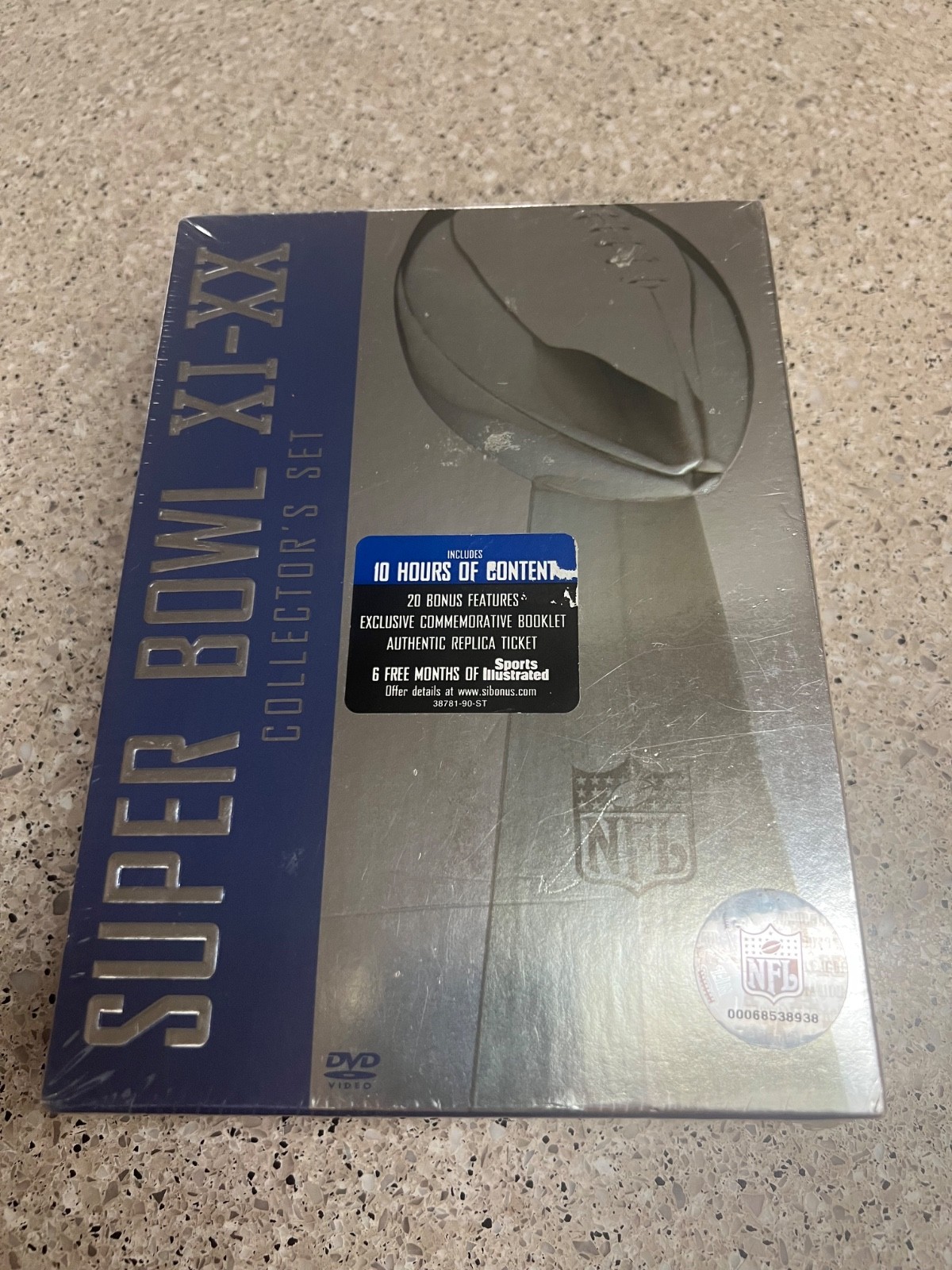 NFL Films Super Bowl XI-XX Collectors Box Set 5 DVDs Brand New Sealed