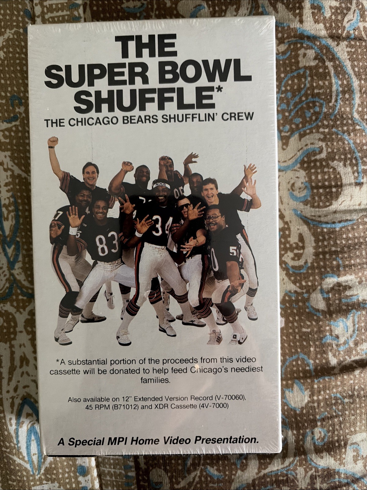 The Super Bowl Shuffle 1985 VHS Chicago Bears Rare Hard To Find NEW