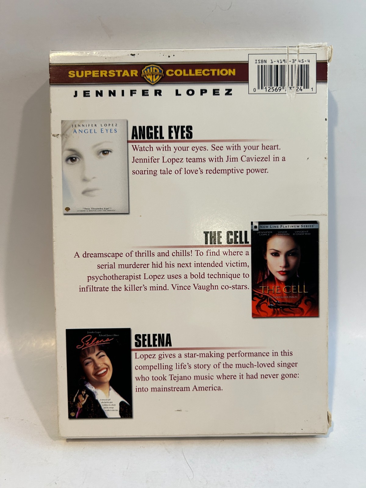 Jennifer Lopez Superstar Collection [Angel / Cell / Selena] (DVD)