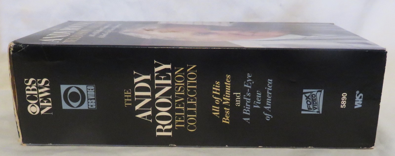 THE ANDY ROONEY TELEVISION COLLECTION 60 Minutes CBS-TV 2-TAPE VHS SET TESTED EX