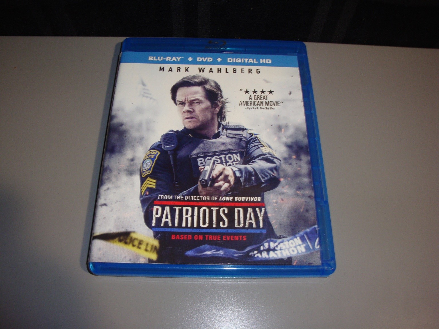 Patriots Day Blu-ray DVD Mark Wahlberg Peter Berg Thriller Crime Blu ray Only